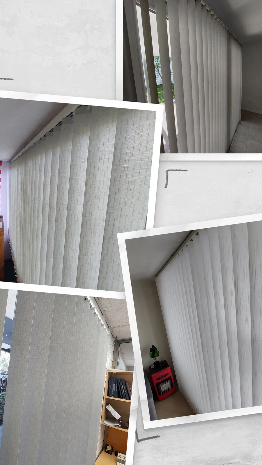 Cortinas Verticales — proyecto Terrallet
