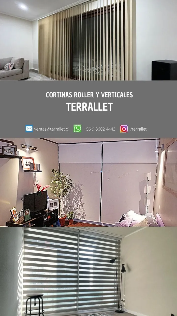 Cortina Roller Dúo — proyecto Terrallet
